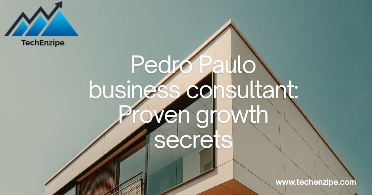 Pedro Paulo business consultant